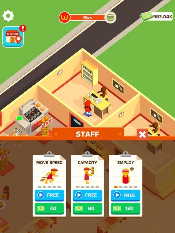 Изображение игры: Burger Please!