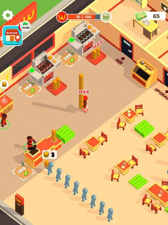 Изображение игры: Burger Please!