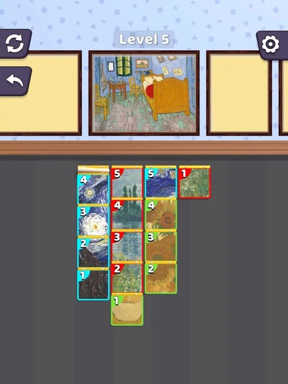Изображение игры: Color Solitaire 3D