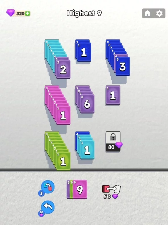 Изображение игры: Color Solitaire 3D