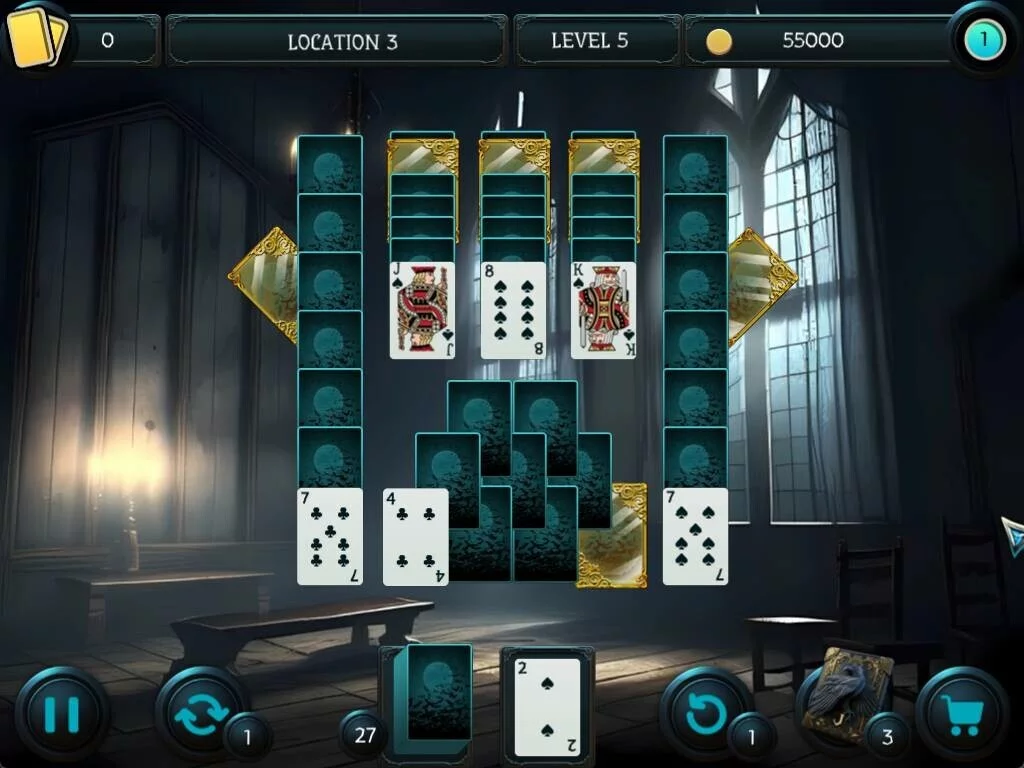 Изображение игры: Mystery Solitaire. The Black Raven 4