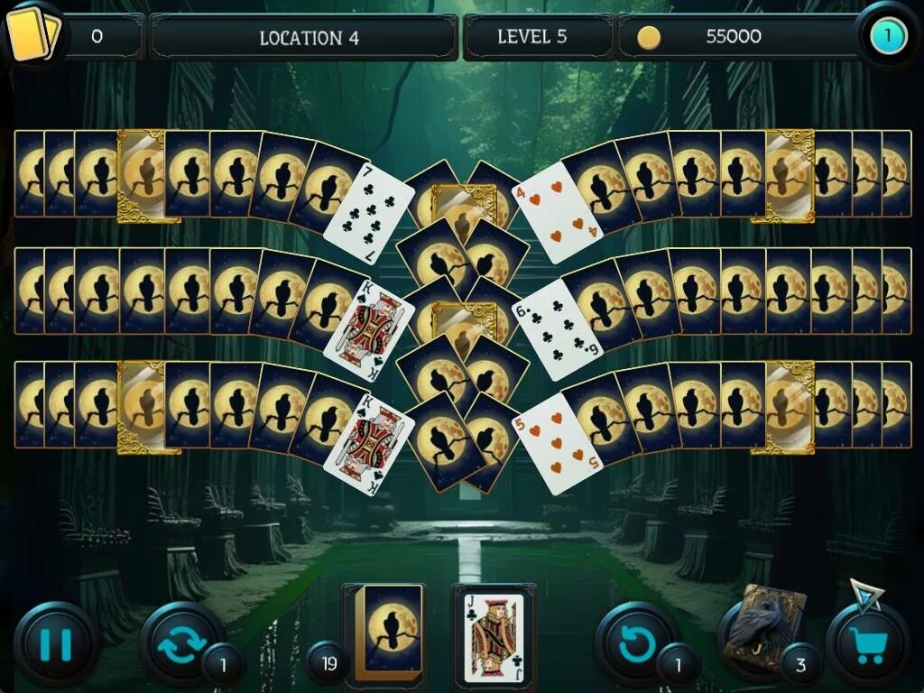 Изображение игры: Mystery Solitaire. The Black Raven 4
