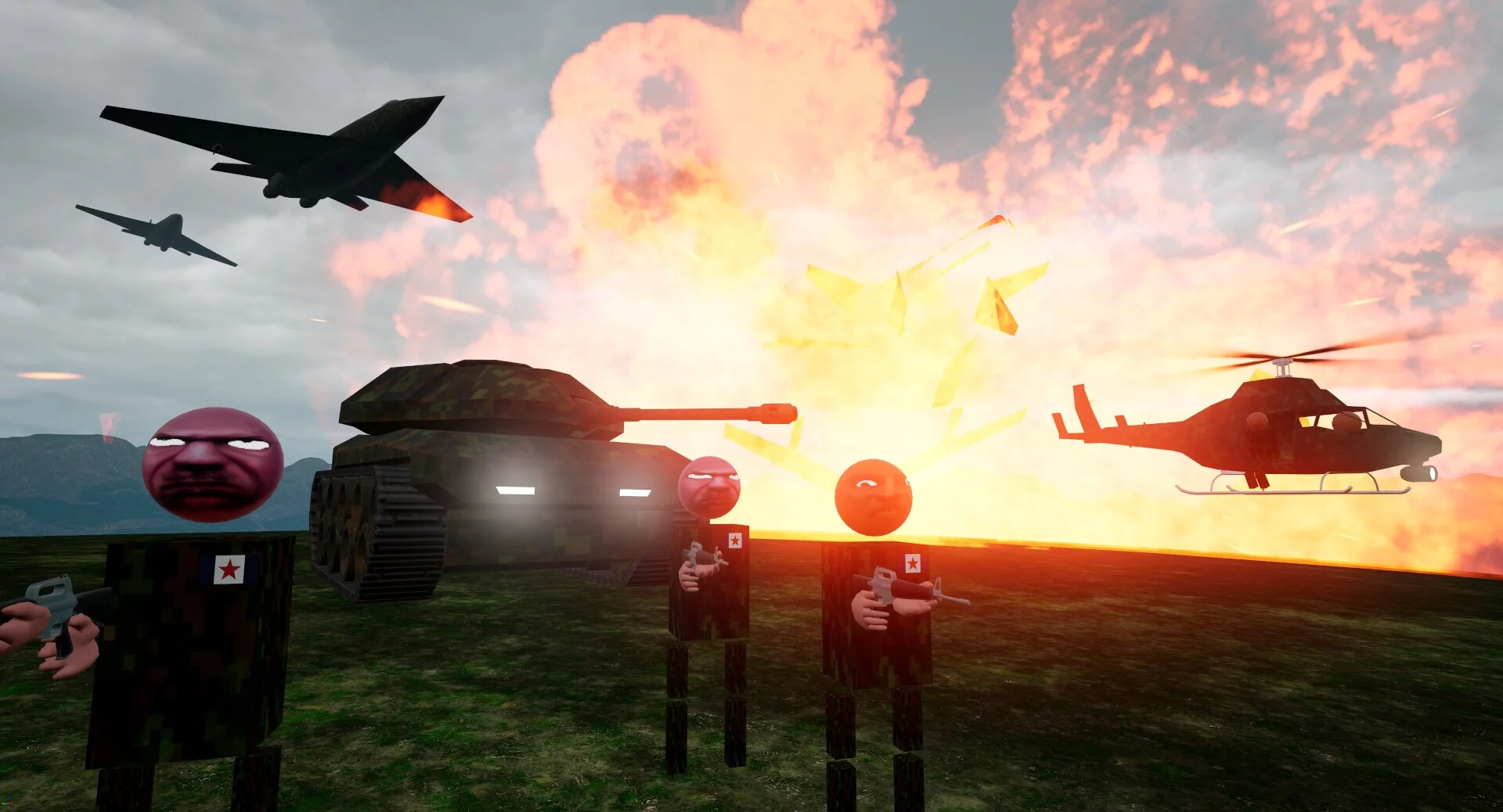 Изображение игры: Aw Heck, WAR!