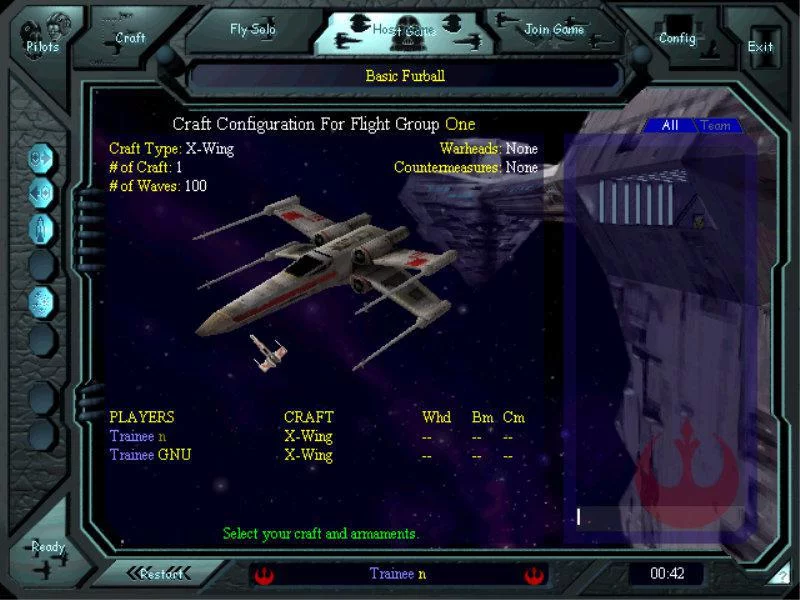 Изображение игры: STAR WARS: X-Wing vs. TIE Fighter