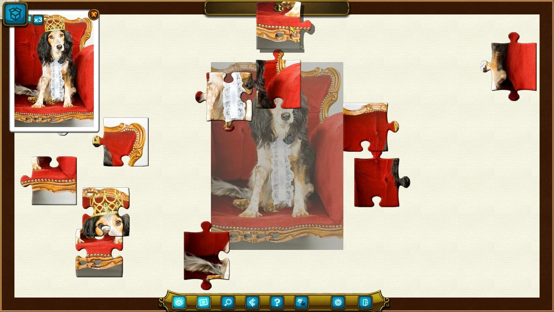 Изображение игры: Royal Jigsaw 3