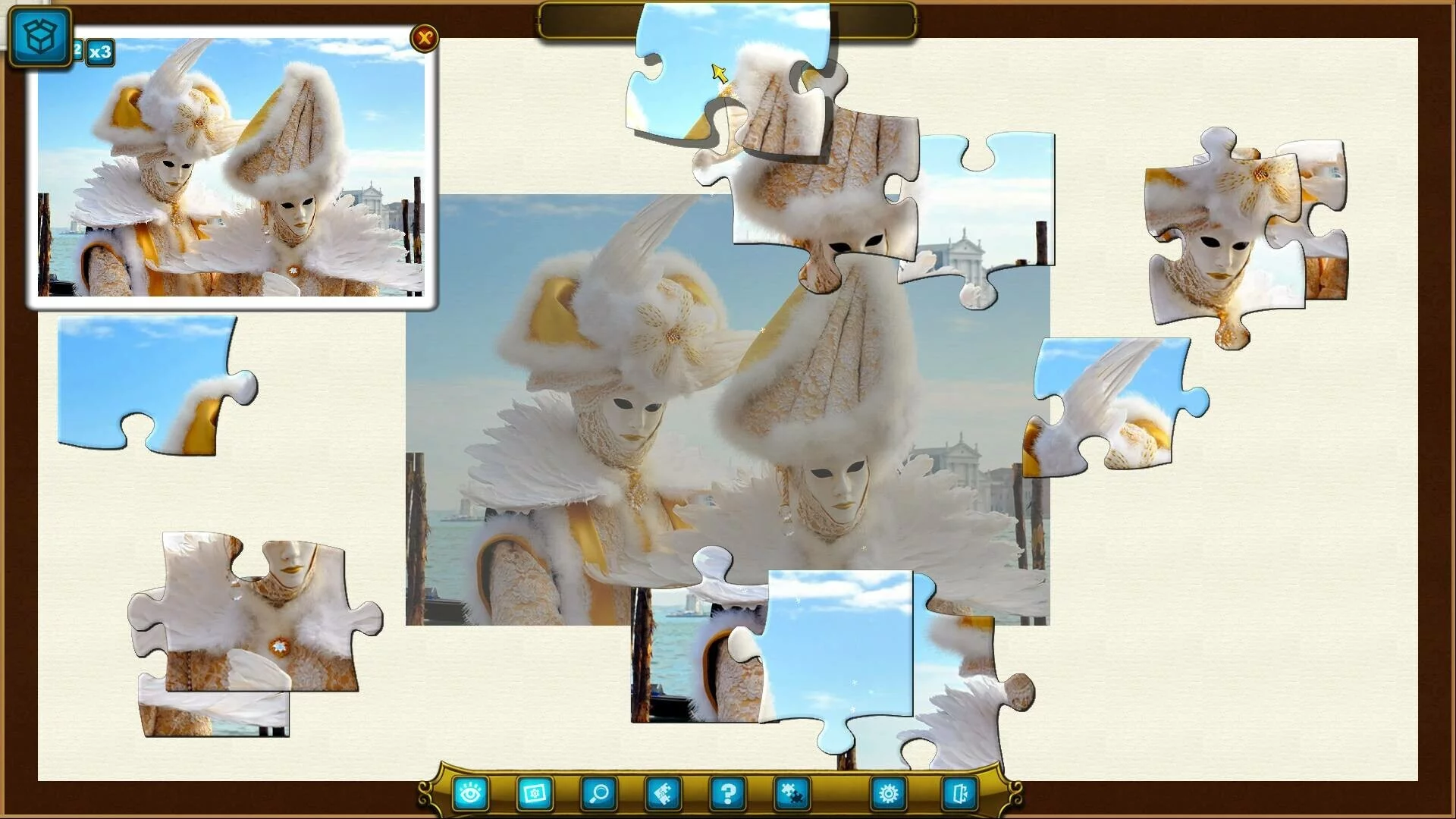 Изображение игры: Royal Jigsaw 3