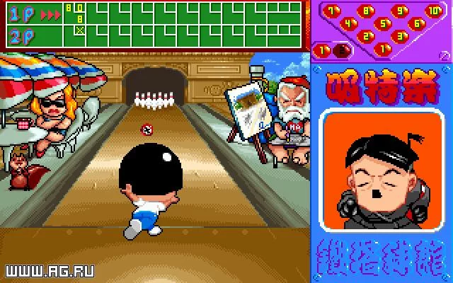 Изображение игры: Panda Bowling