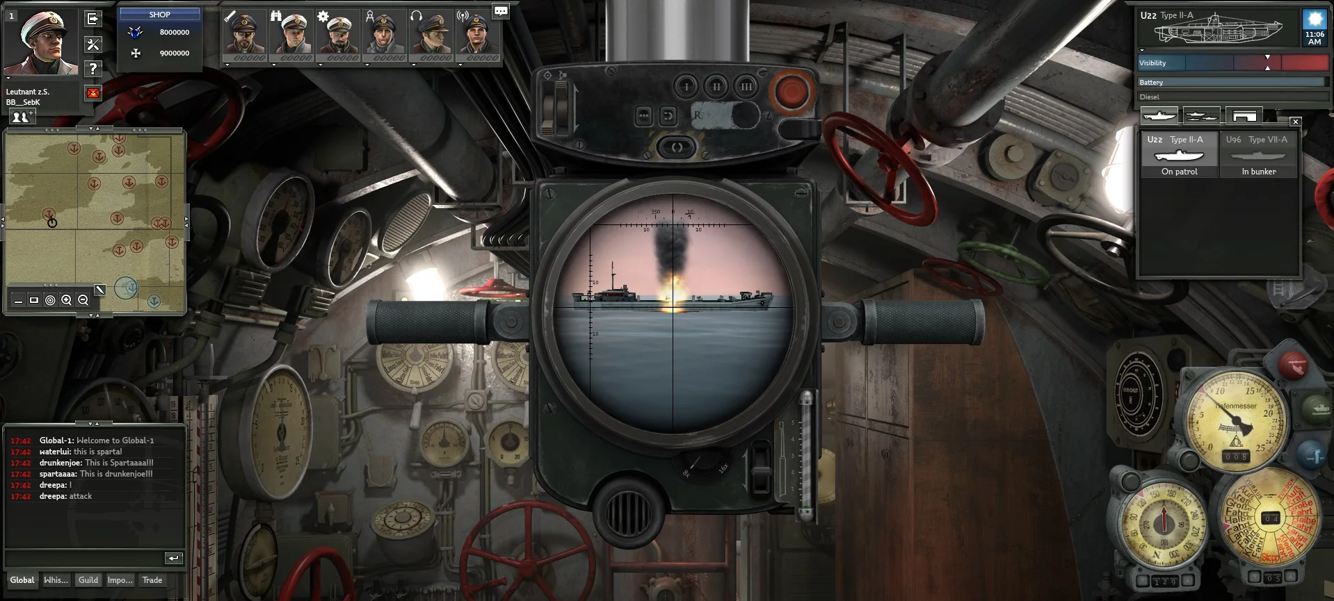 Изображение игры: Silent Hunter Online