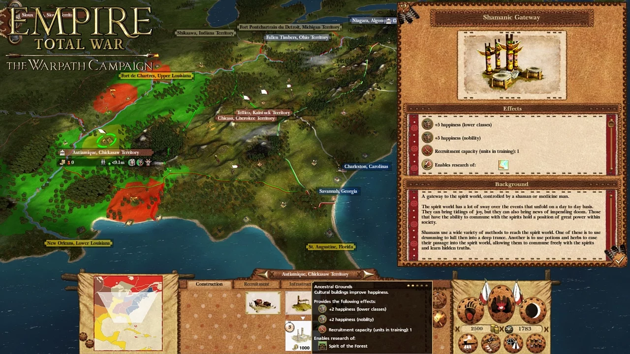 Изображение игры: Empire: Total War - The Warpath Campaign