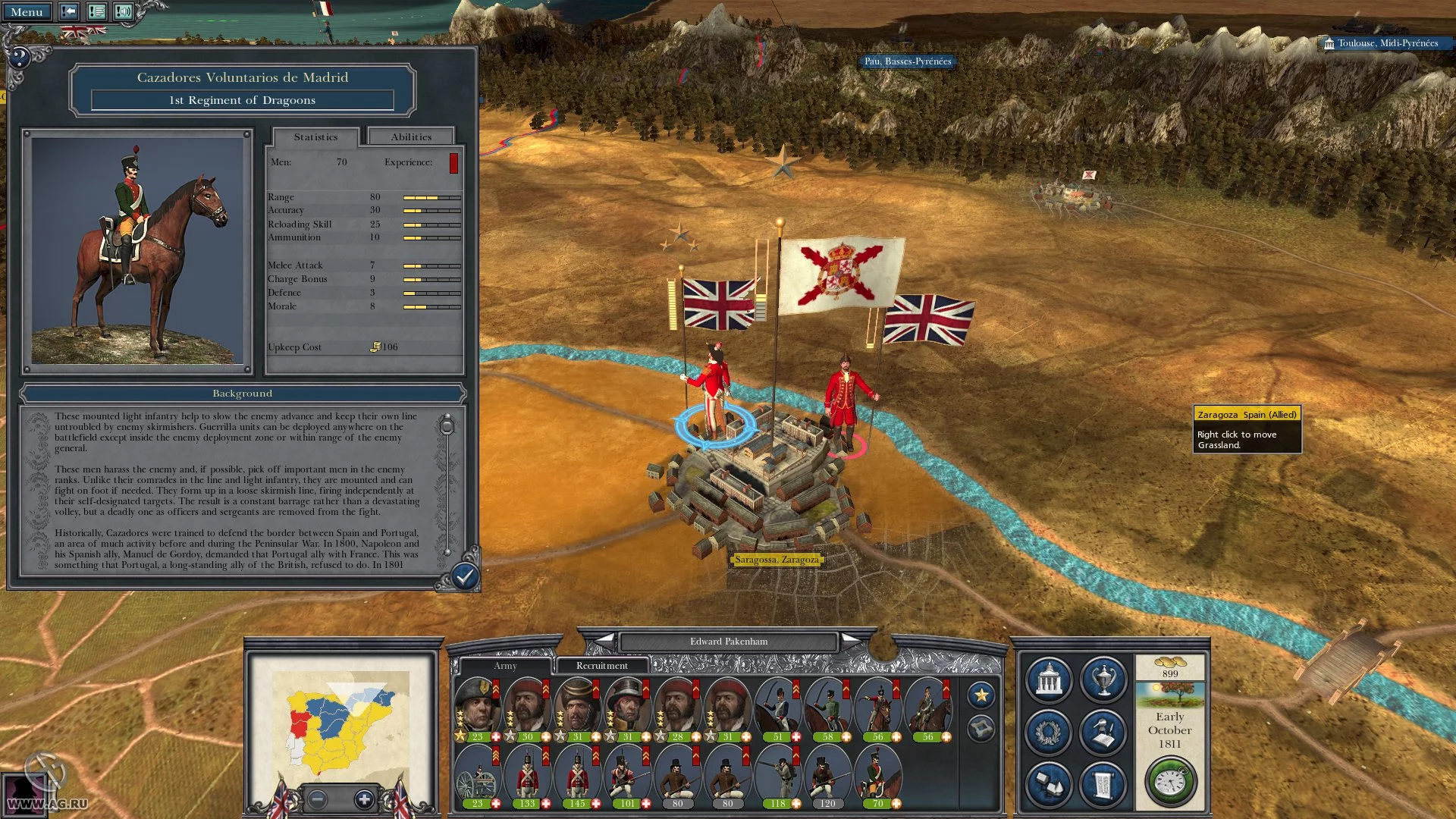 Изображение игры: Napoleon: Total War - The Peninsular Campaign