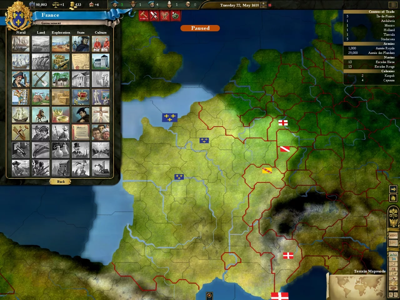 Изображение игры: Europa Universalis III: In Nomine