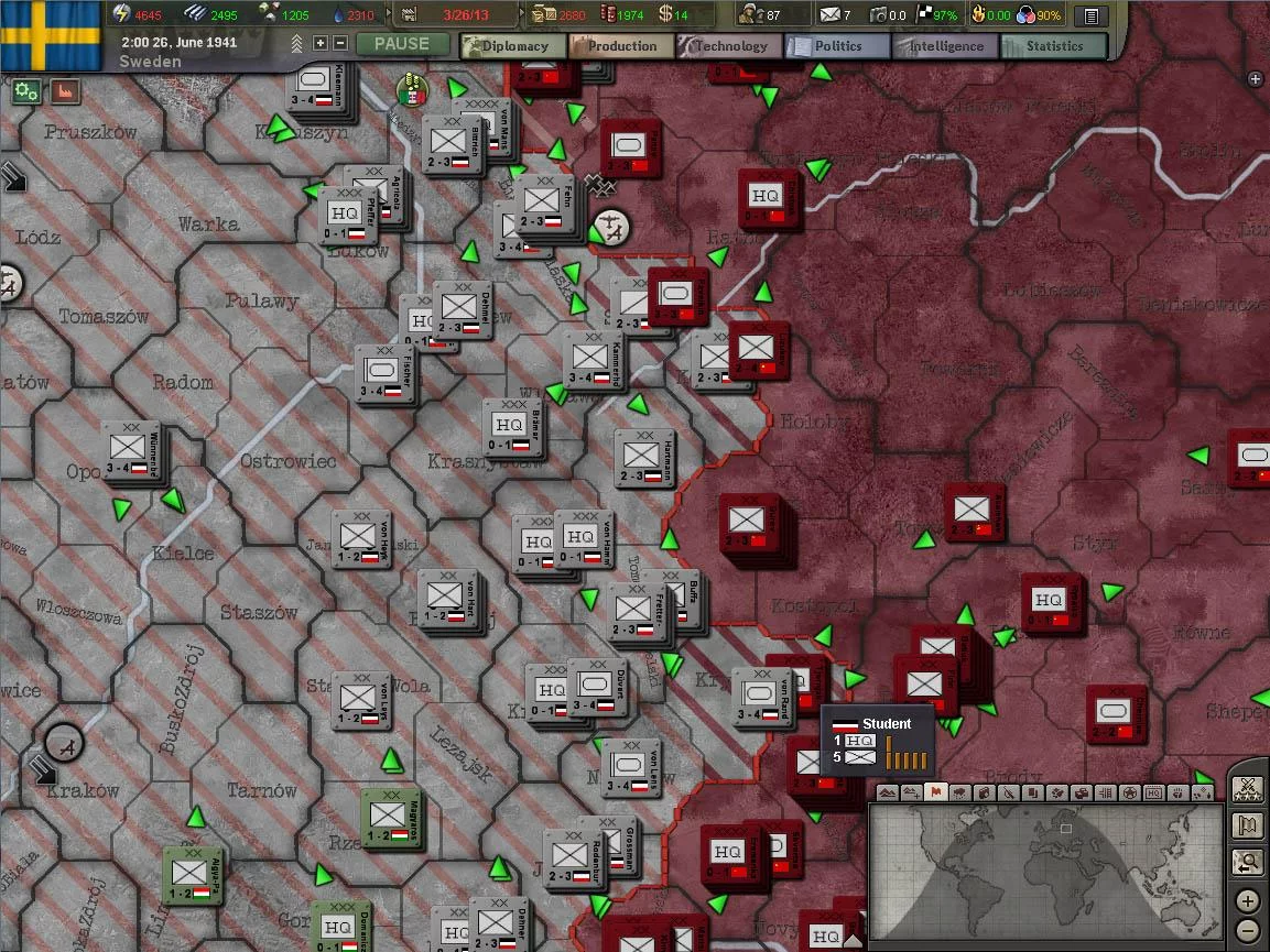 Изображение игры: Hearts of Iron III: Semper Fi