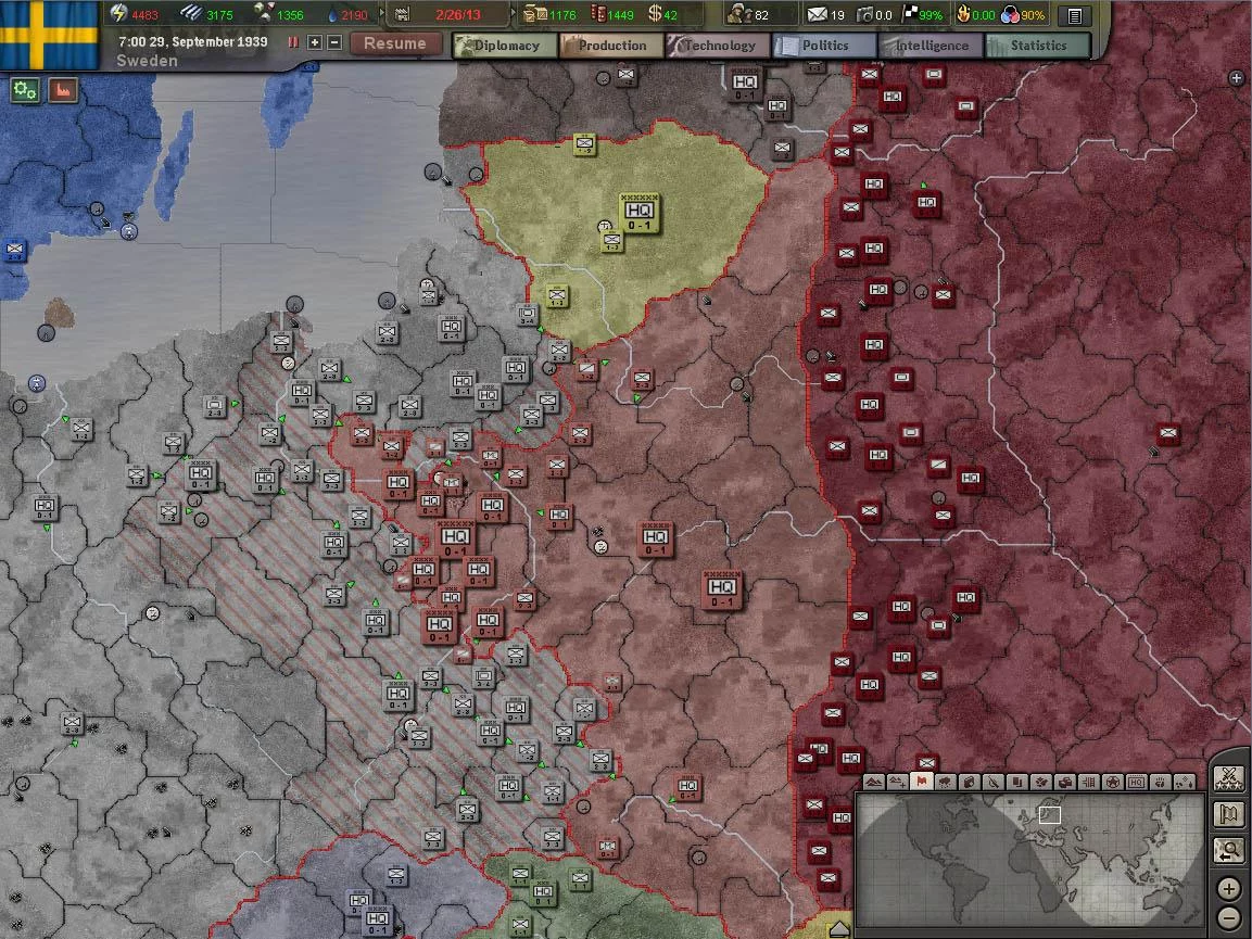 Изображение игры: Hearts of Iron III: Semper Fi