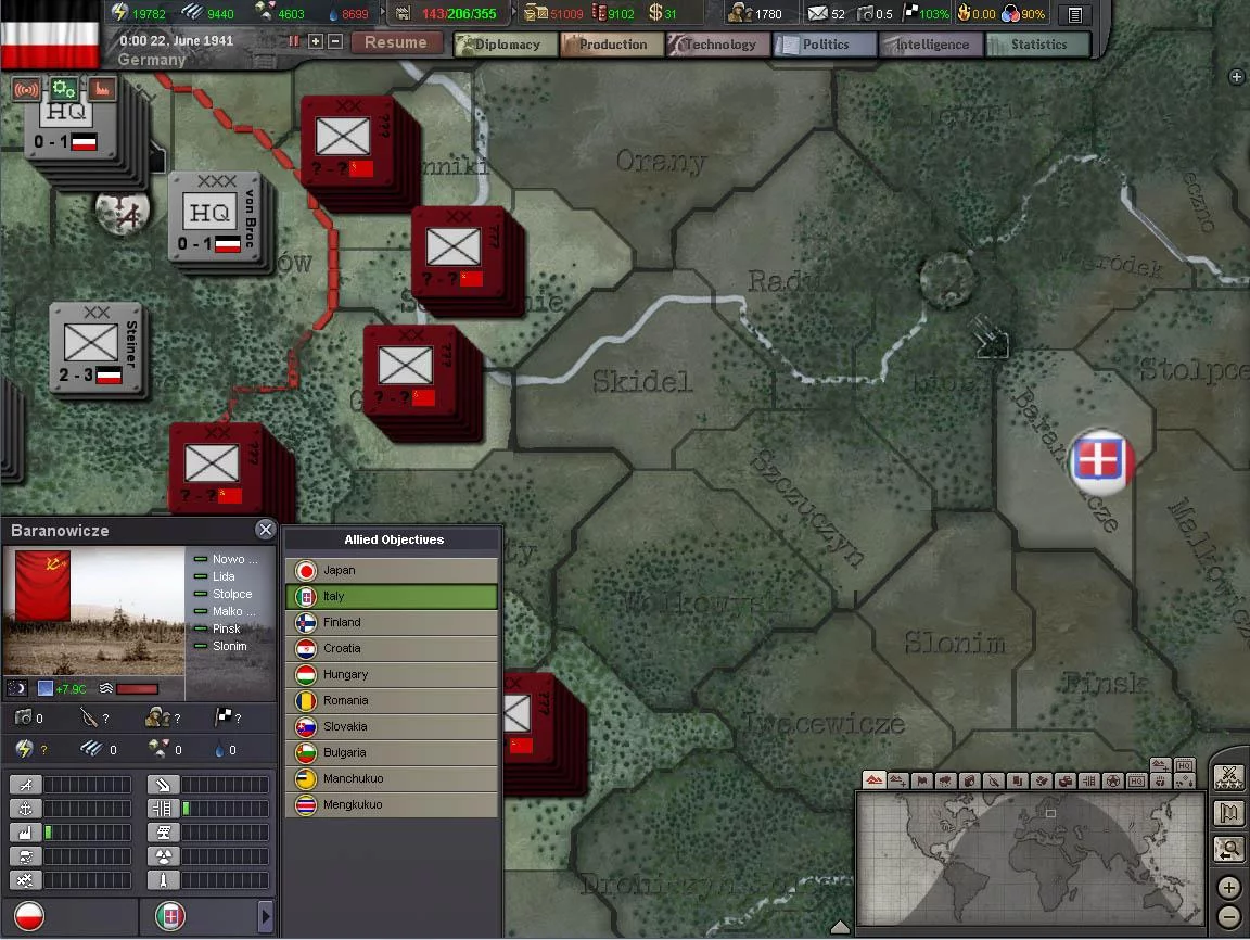 Изображение игры: Hearts of Iron III: Semper Fi