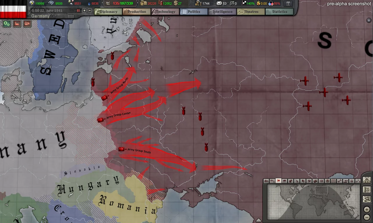 Изображение игры: Hearts of Iron III: Their Finest Hour