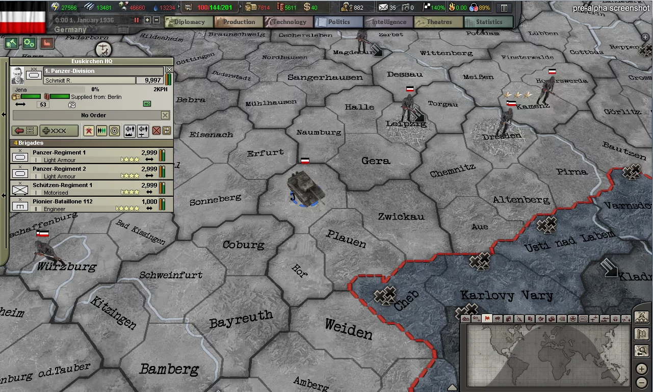 Изображение игры: Hearts of Iron III: Their Finest Hour