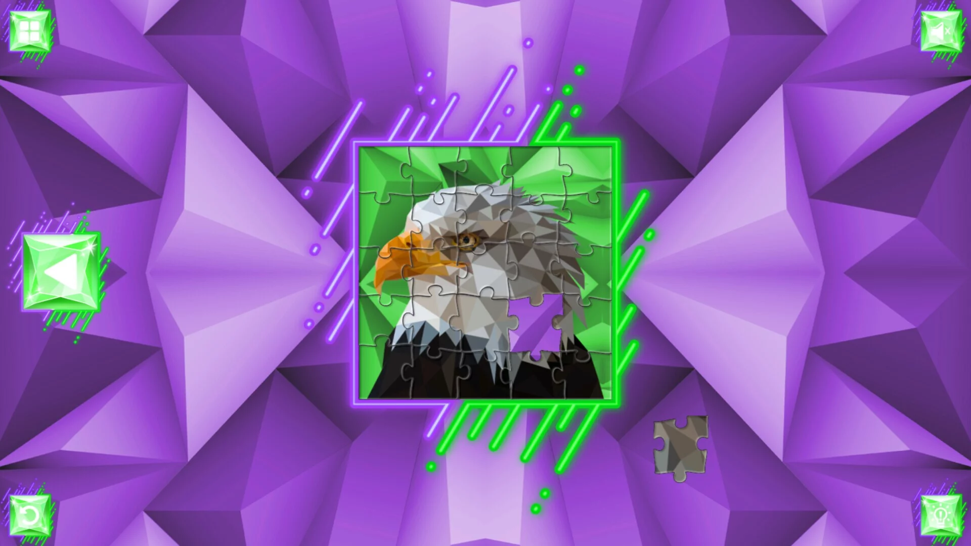 Изображение игры: Poly Jigsaw: Birds