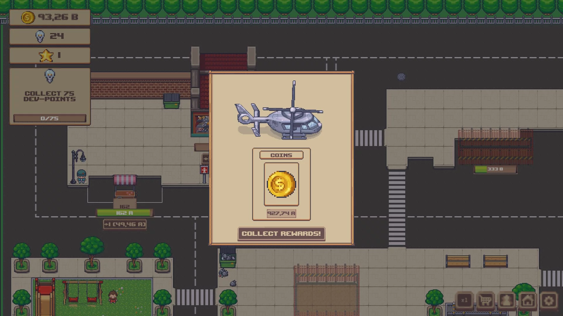 Изображение игры: Chests, City, Clicker