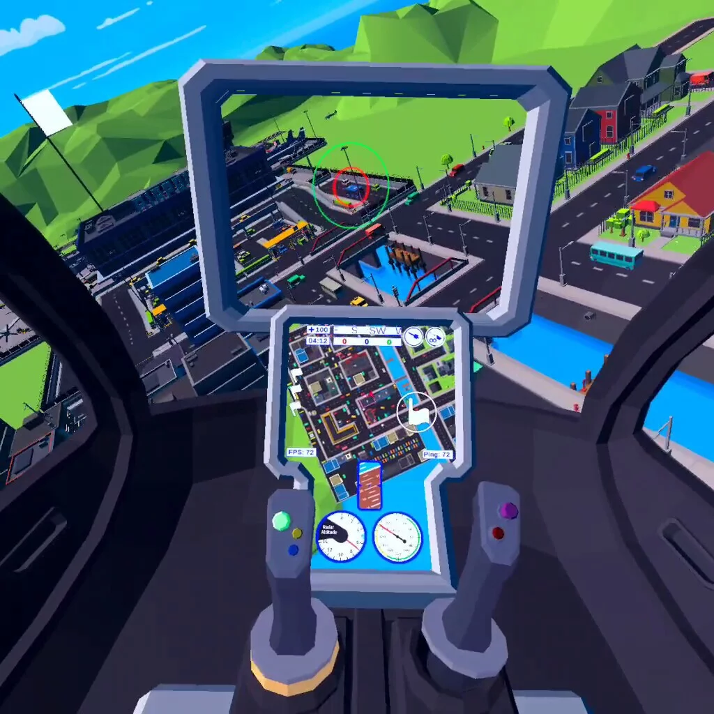 Изображение игры: Copter Strike VR