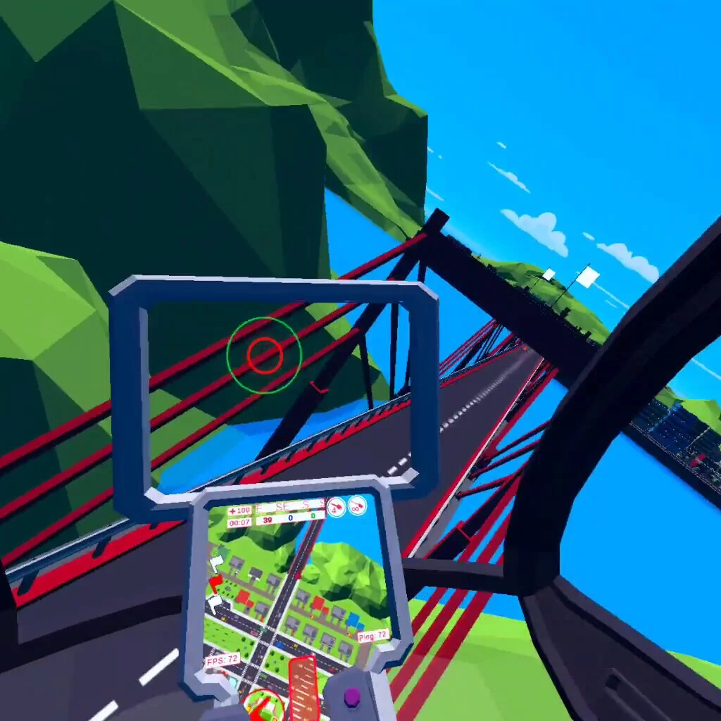 Изображение игры: Copter Strike VR
