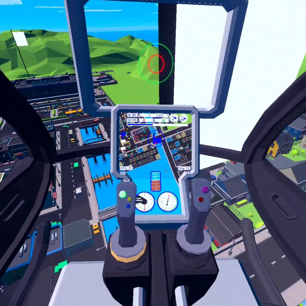 Изображение игры: Copter Strike VR