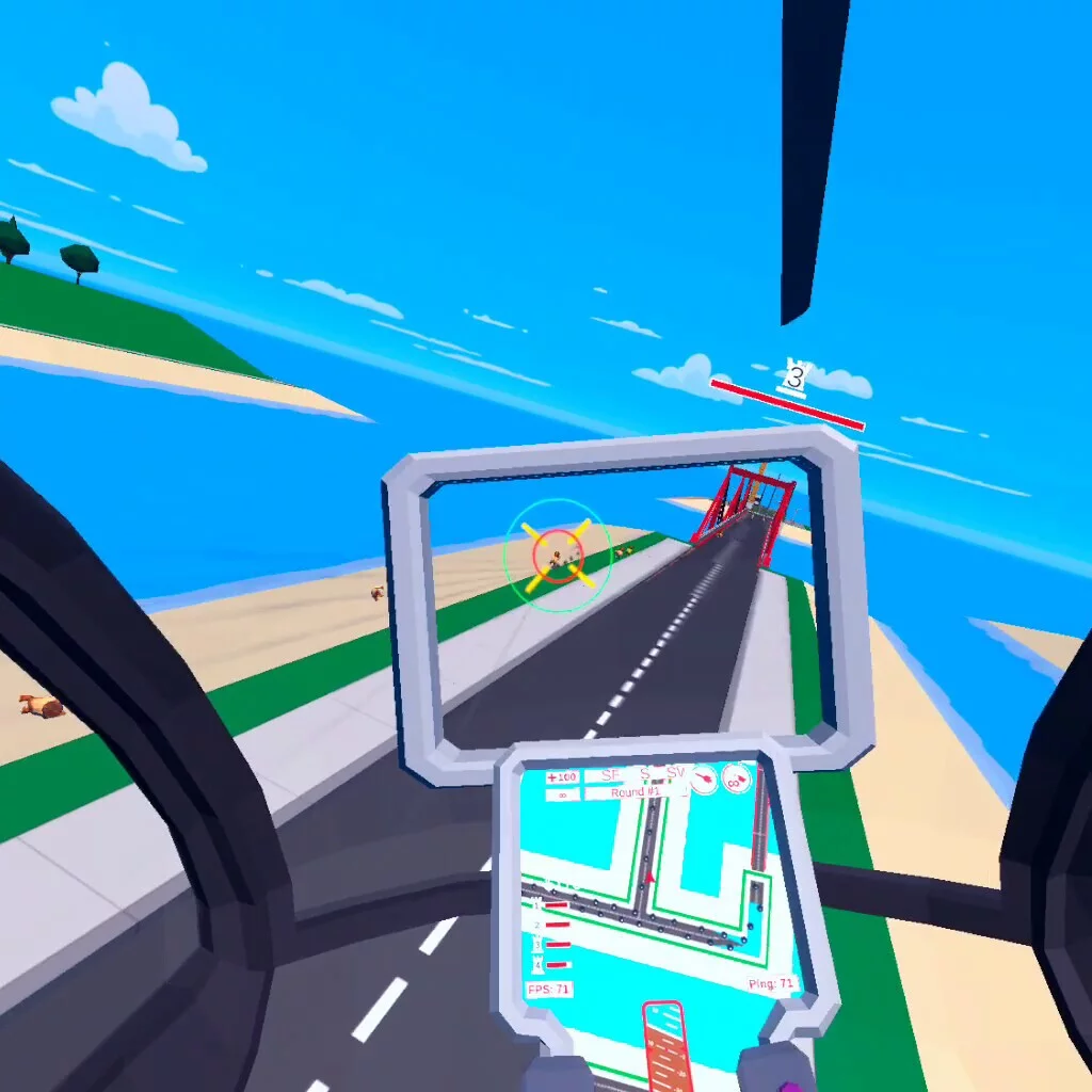 Изображение игры: Copter Strike VR