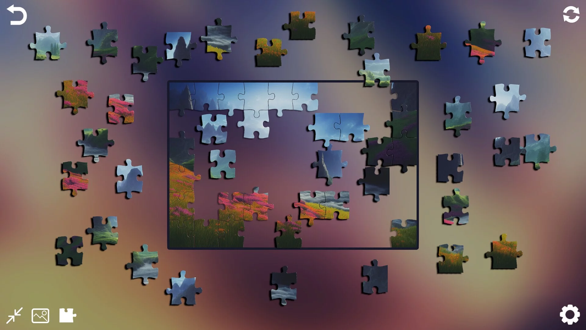 Изображение игры: Jigsaw Puzzles: Fantasy Landscapes