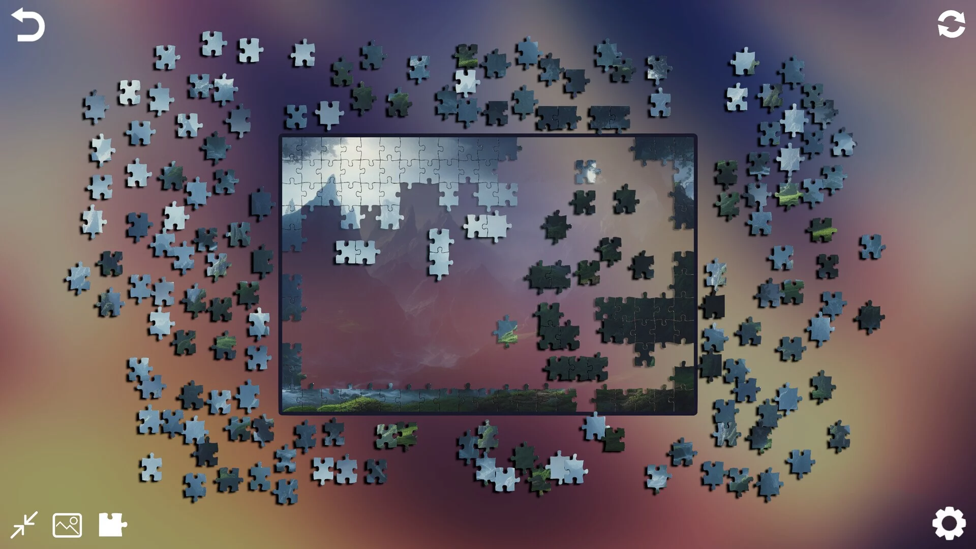 Изображение игры: Jigsaw Puzzles: Fantasy Landscapes