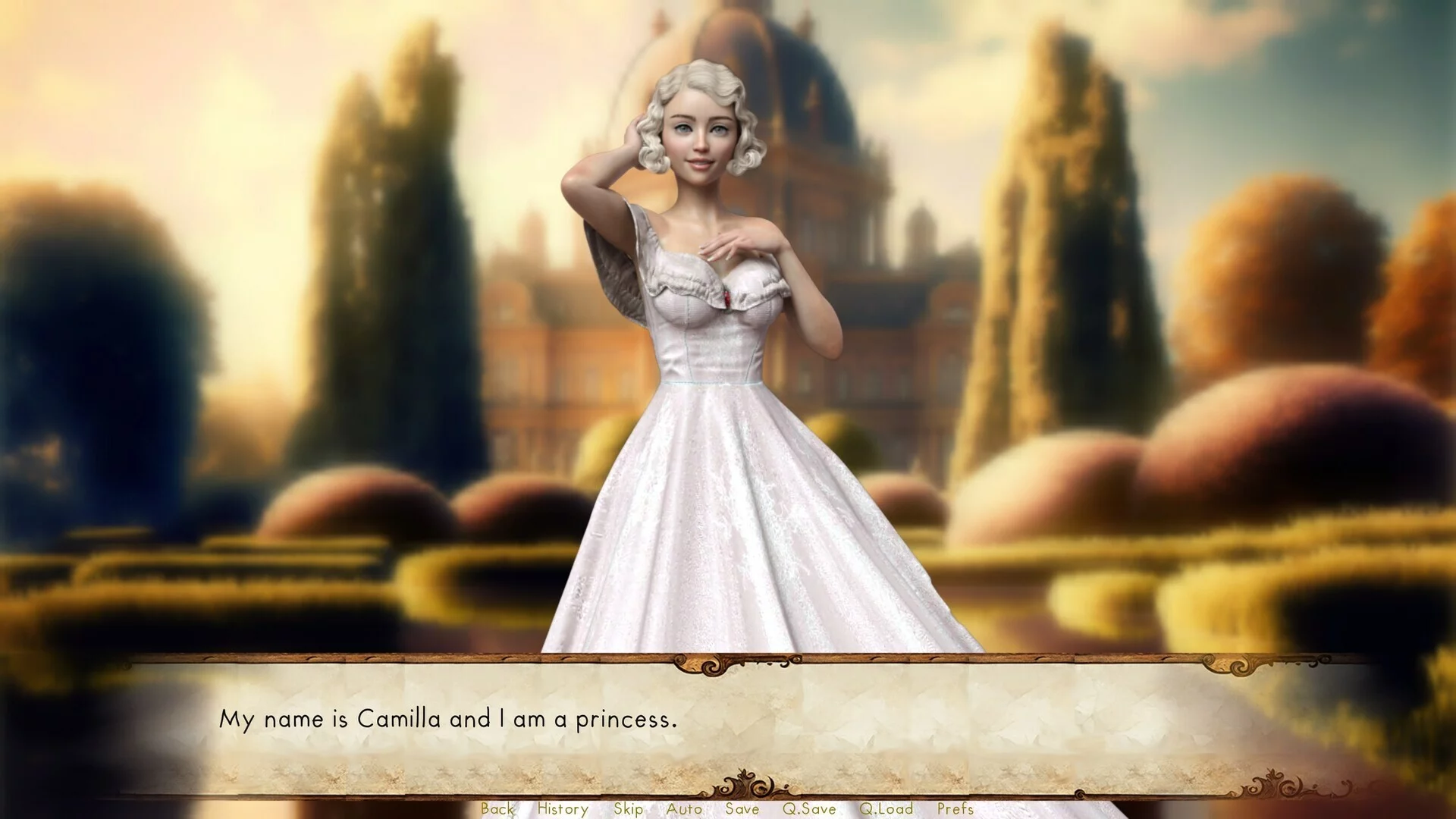Изображение игры: Fair Princess Under Futa Curse
