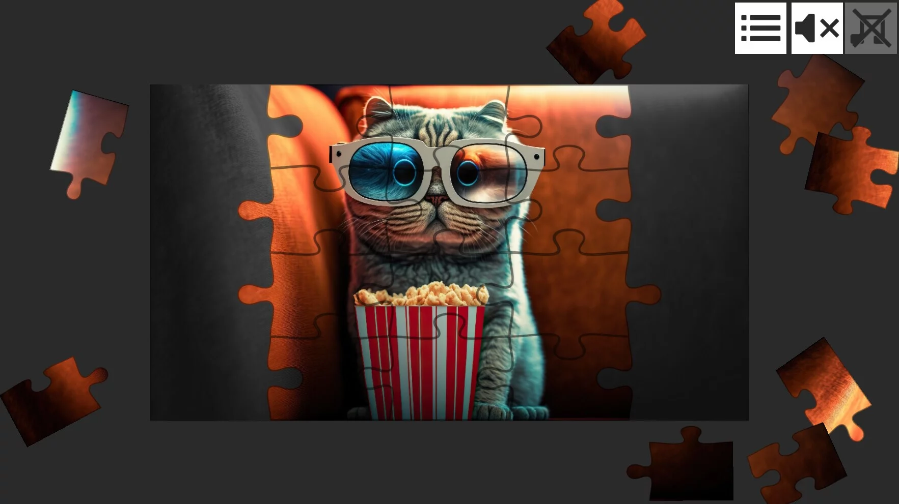 Изображение игры: Cat Jigsaw Puzzle Games
