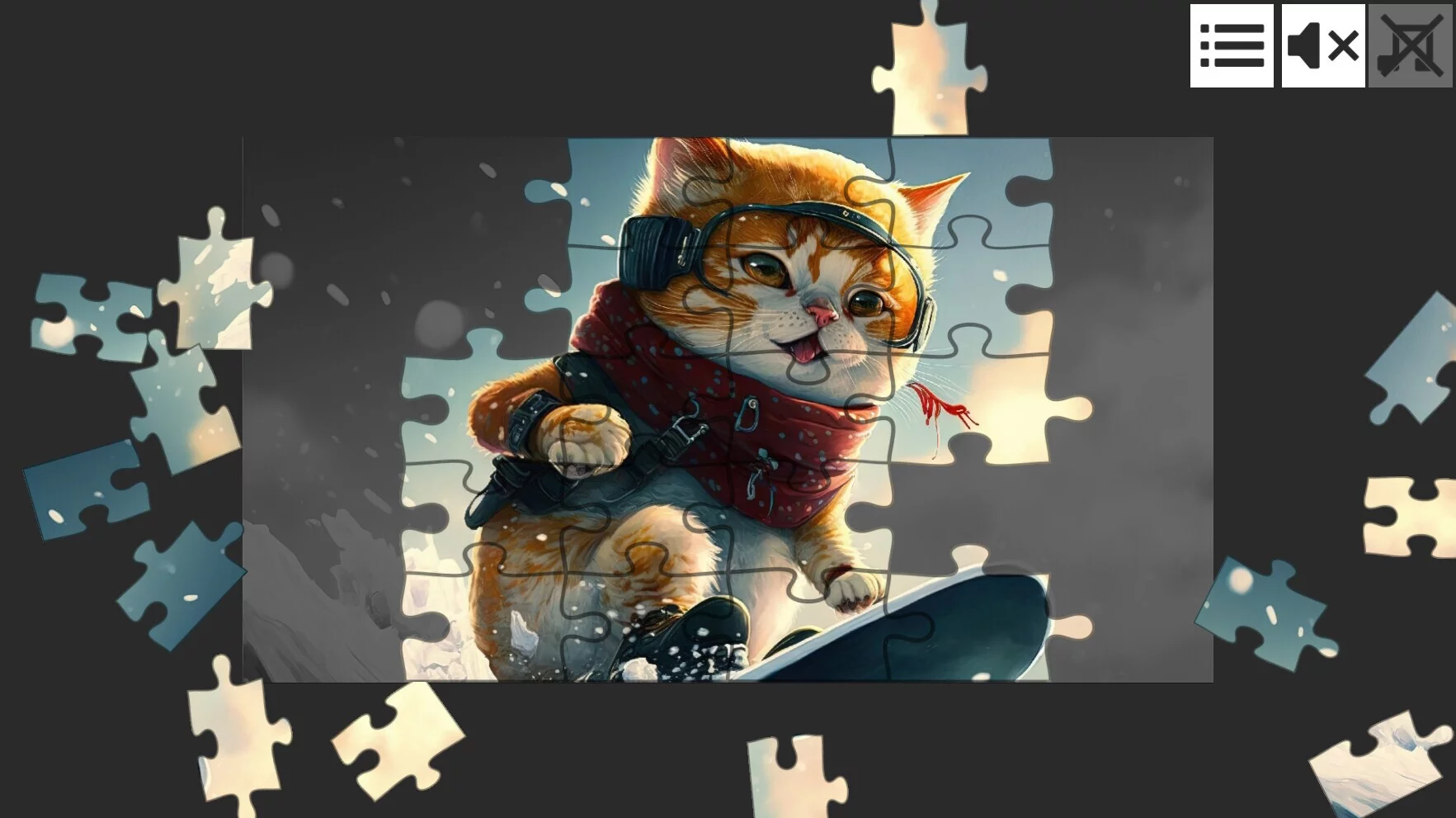 Изображение игры: Cat Jigsaw Puzzle Games