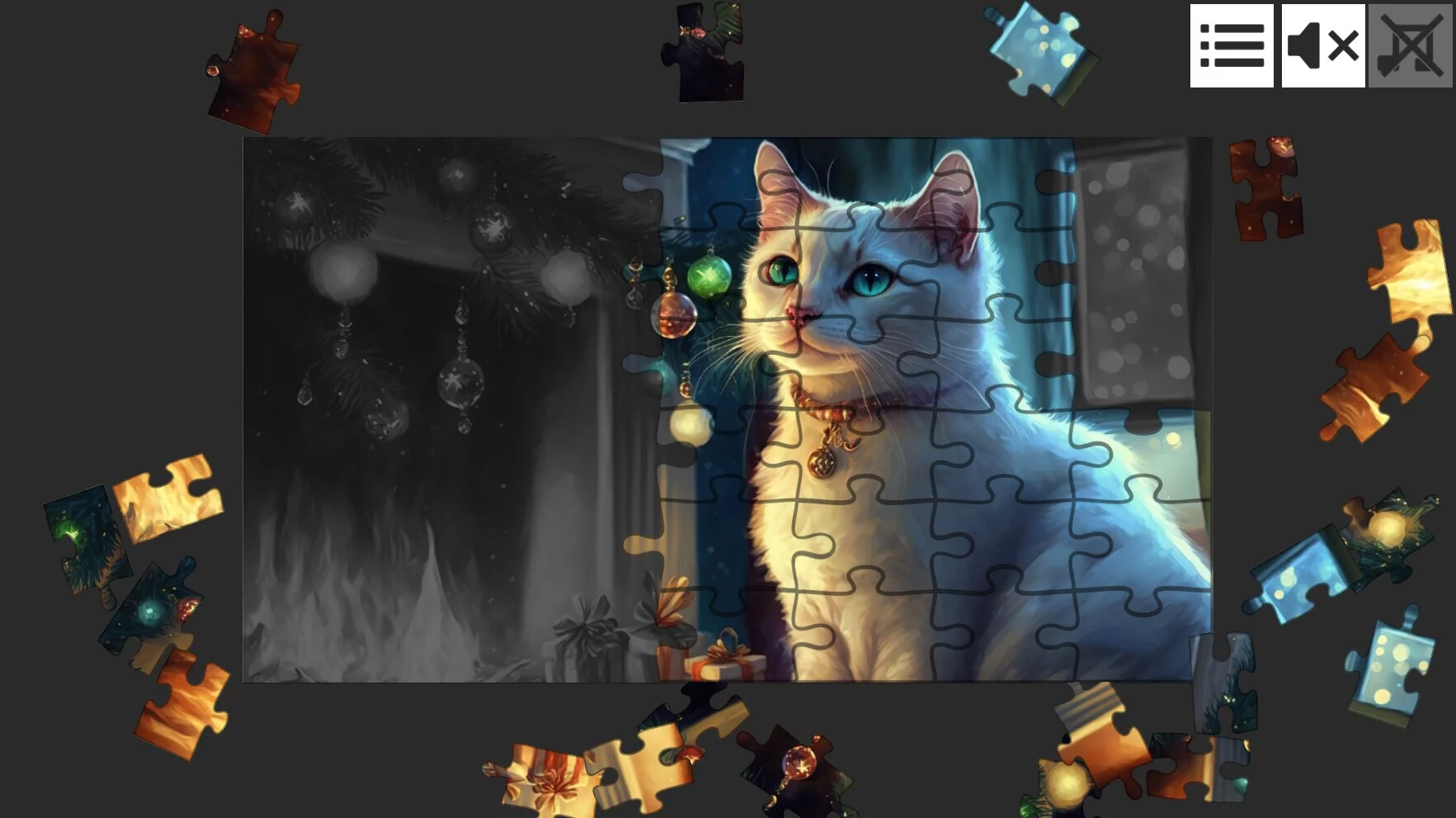 Изображение игры: Cat Jigsaw Puzzle Games