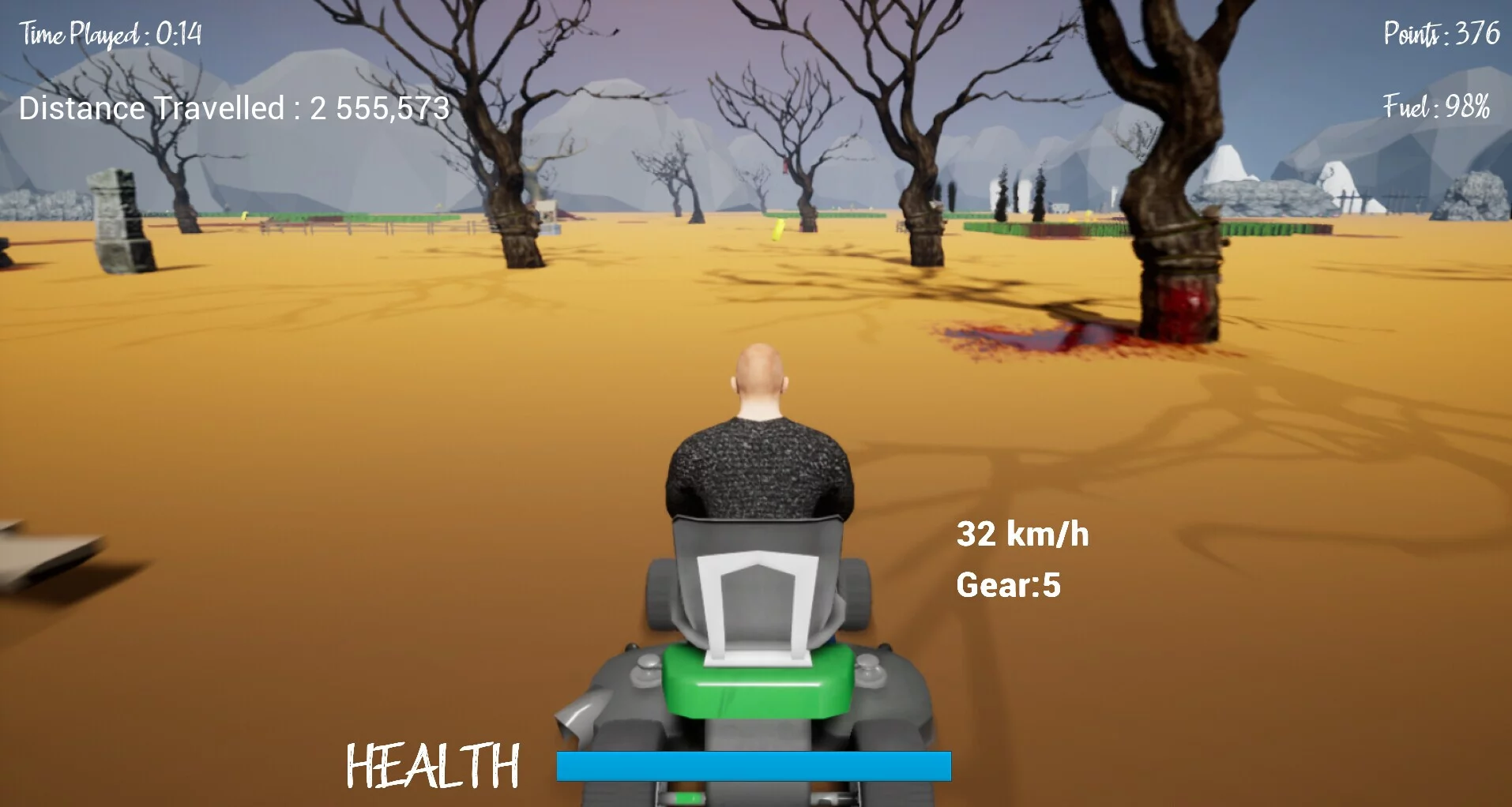 Изображение игры: Lawnmower Game: Zombies