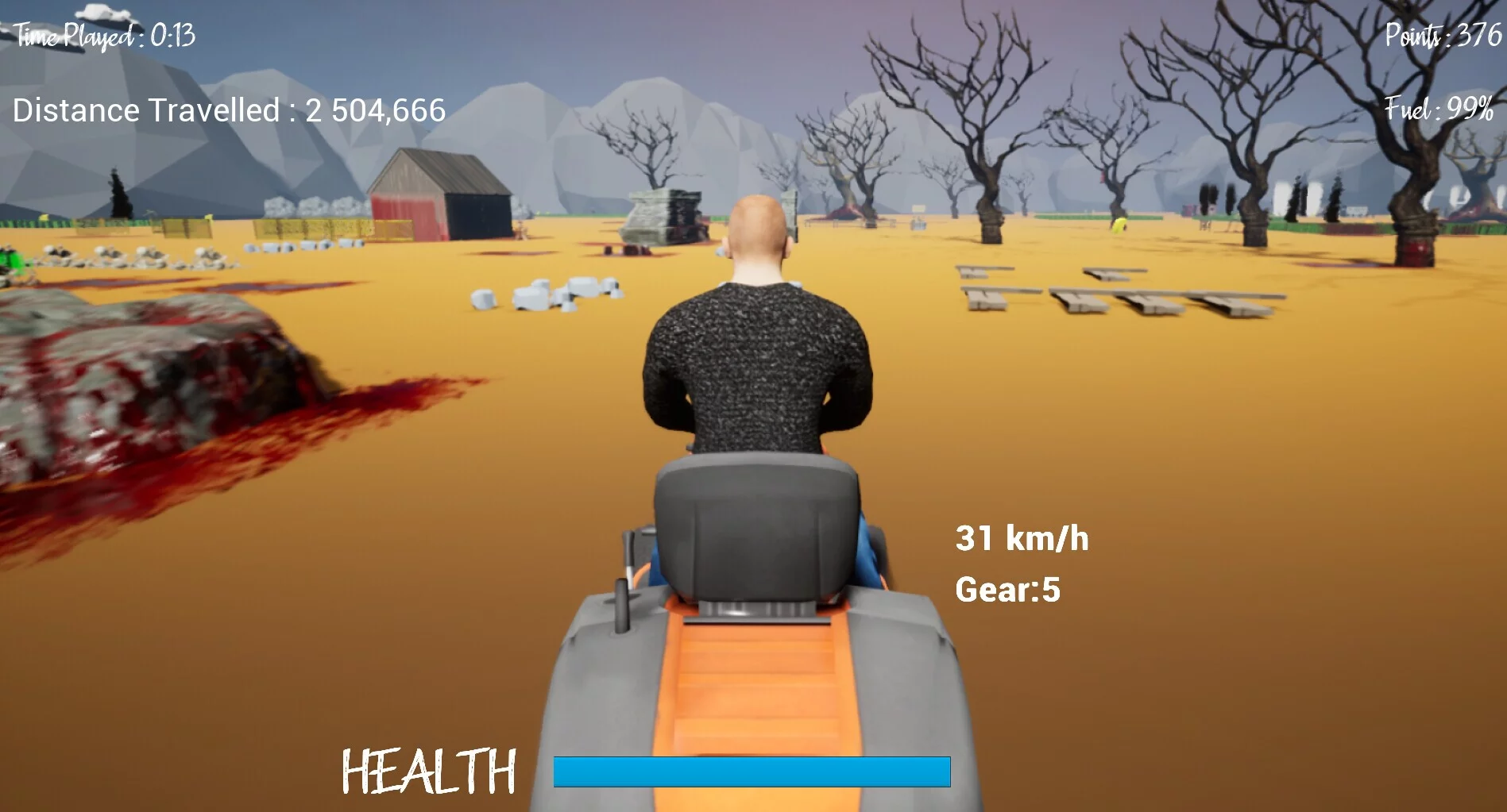 Изображение игры: Lawnmower Game: Zombies