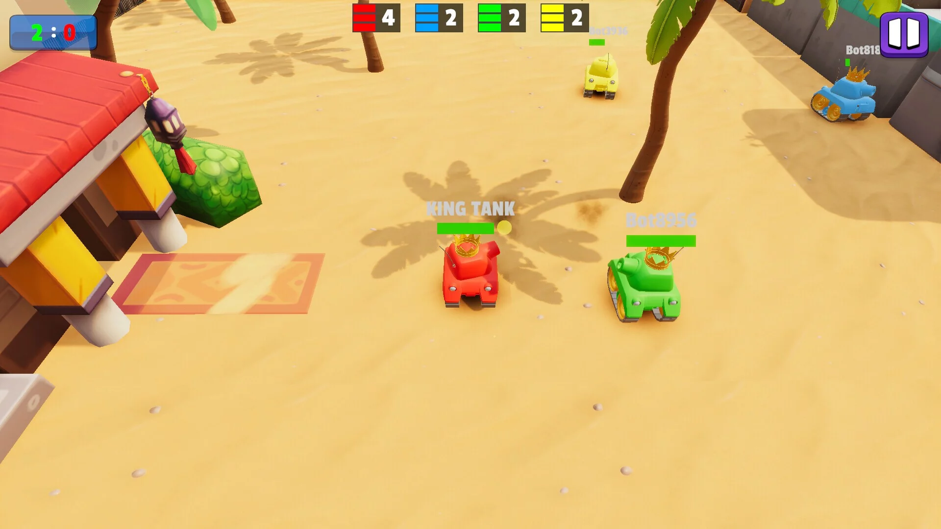 Изображение игры: Tank Online: War Shooting Simulator