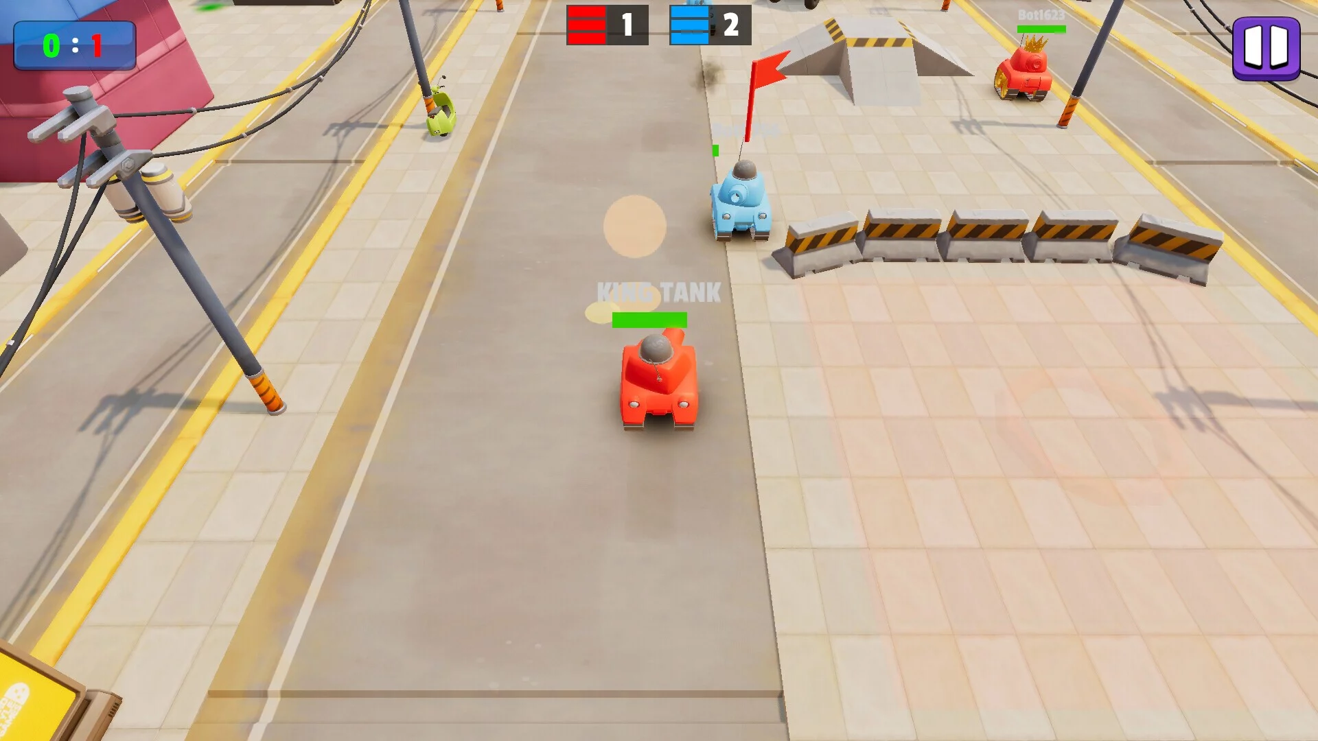 Изображение игры: Tank Online: War Shooting Simulator