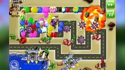 Изображение игры: Bloons TD 4
