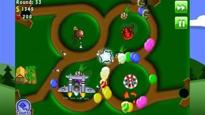Изображение игры: Bloons TD 4