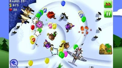 Изображение игры: Bloons TD 4