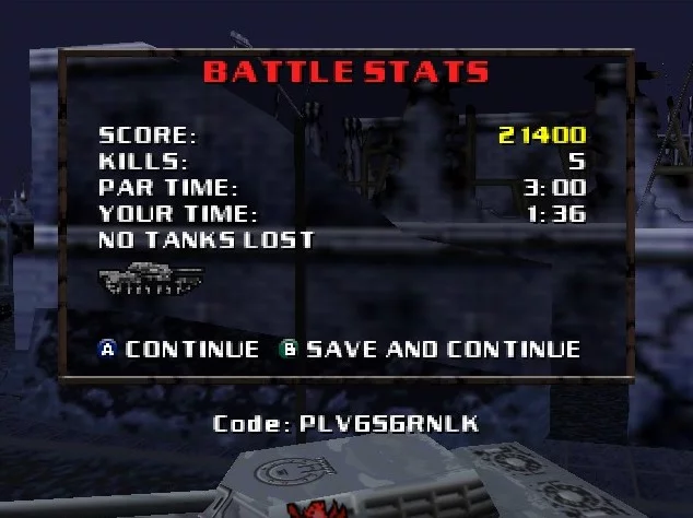 Изображение игры: BattleTanx