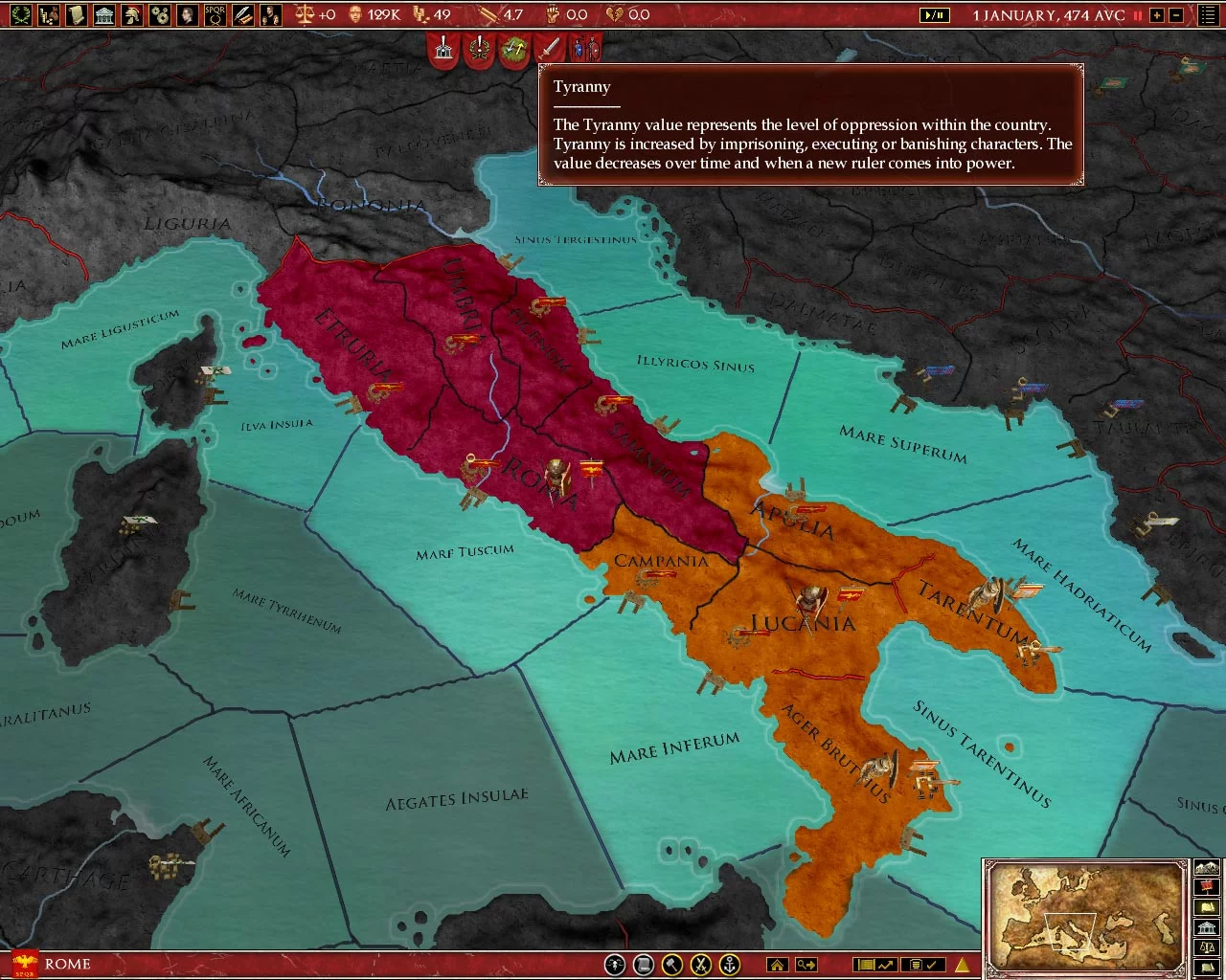 Изображение игры: Europa Universalis: Rome - Vae Victis