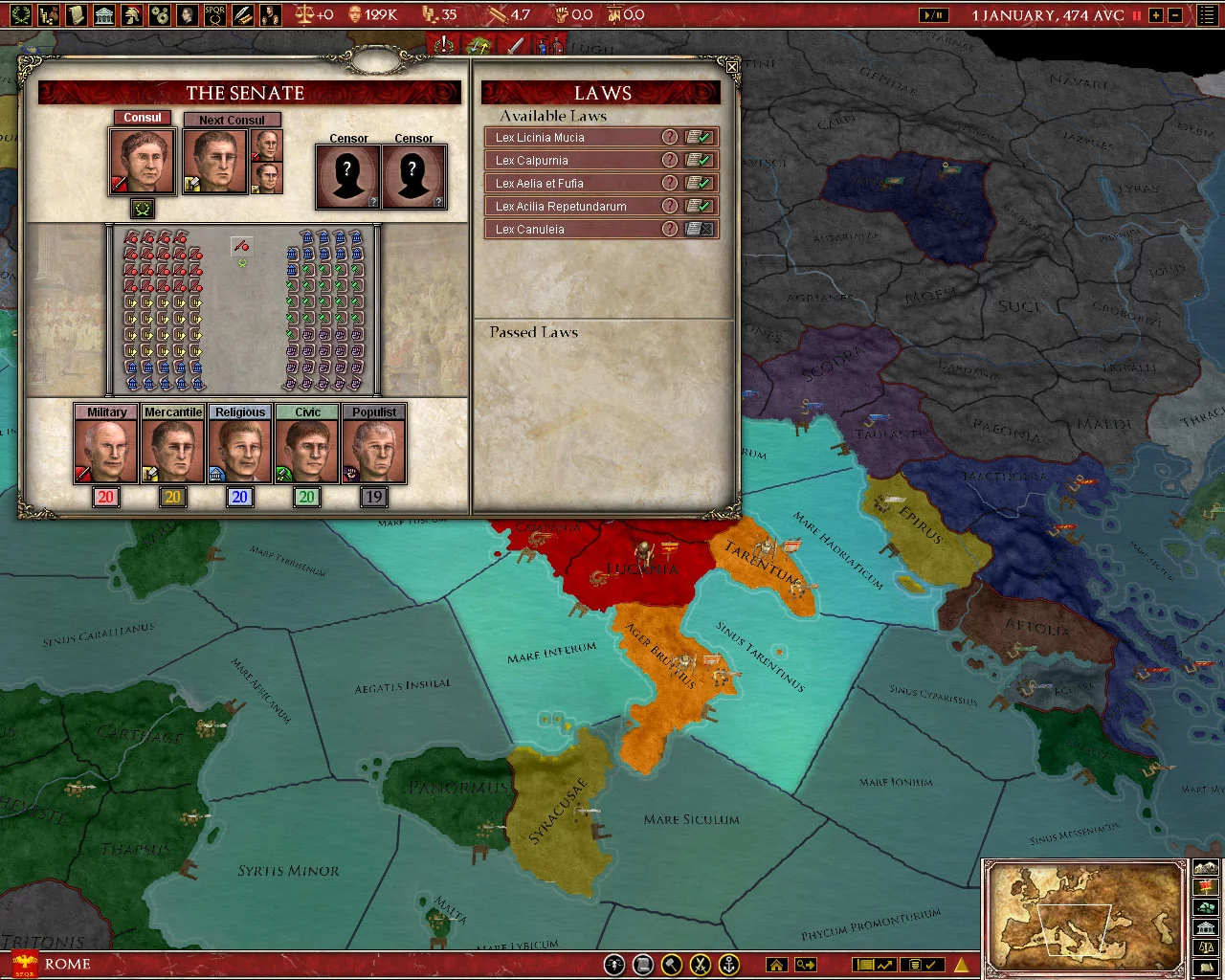 Изображение игры: Europa Universalis: Rome - Vae Victis