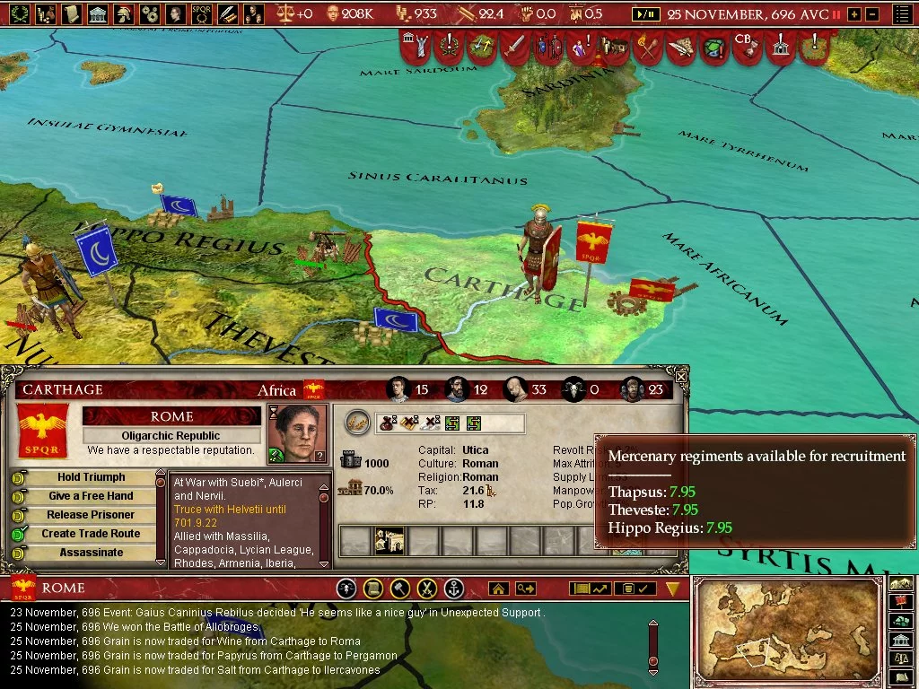 Изображение игры: Europa Universalis: Rome - Vae Victis