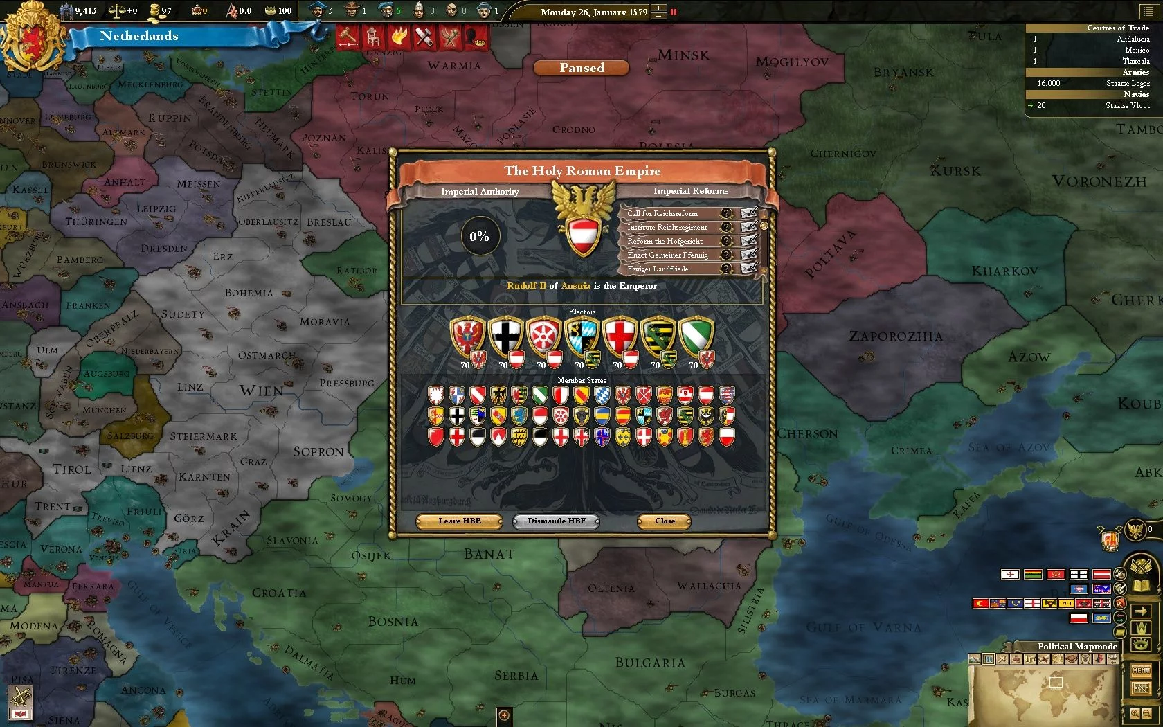 Изображение игры: Europa Universalis III: Divine Wind