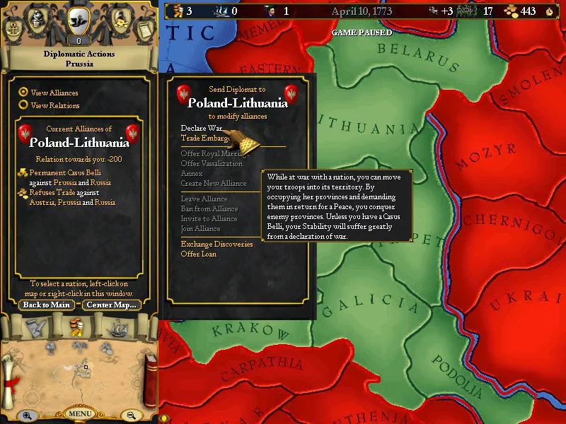Изображение игры: Europa Universalis