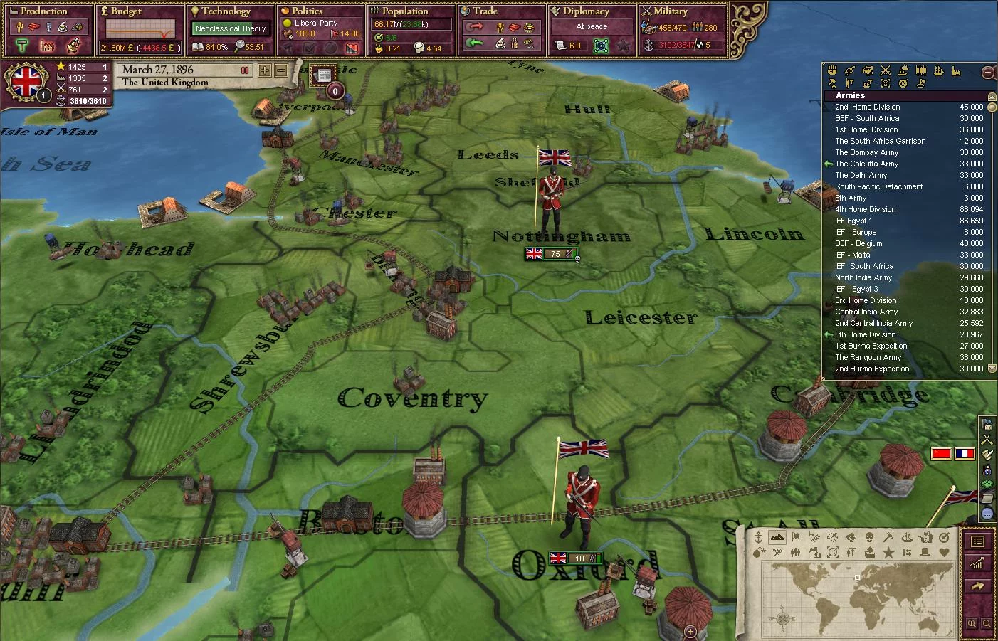Изображение игры: Victoria 2: Heart of Darkness