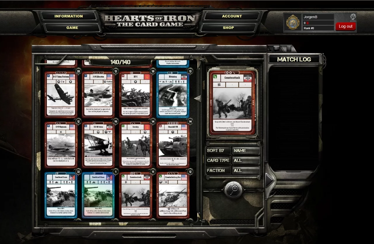 Изображение игры: Hearts of Iron: The Card Game