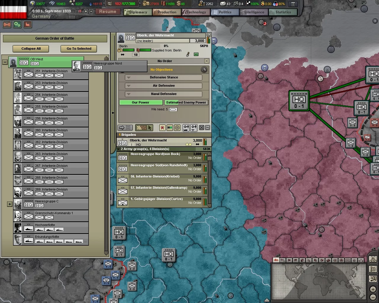 Изображение игры: Hearts of Iron III: For the Motherland