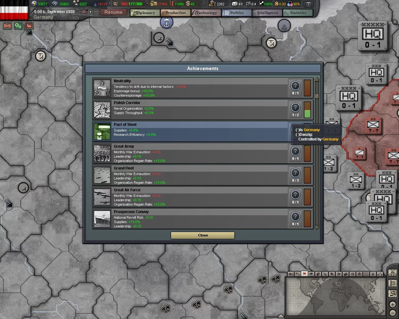 Изображение игры: Hearts of Iron III: For the Motherland