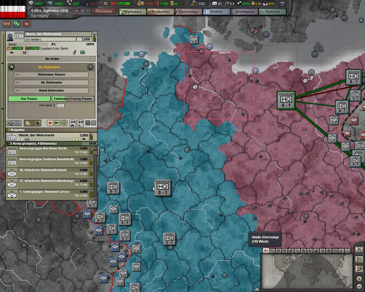 Изображение игры: Hearts of Iron III: For the Motherland